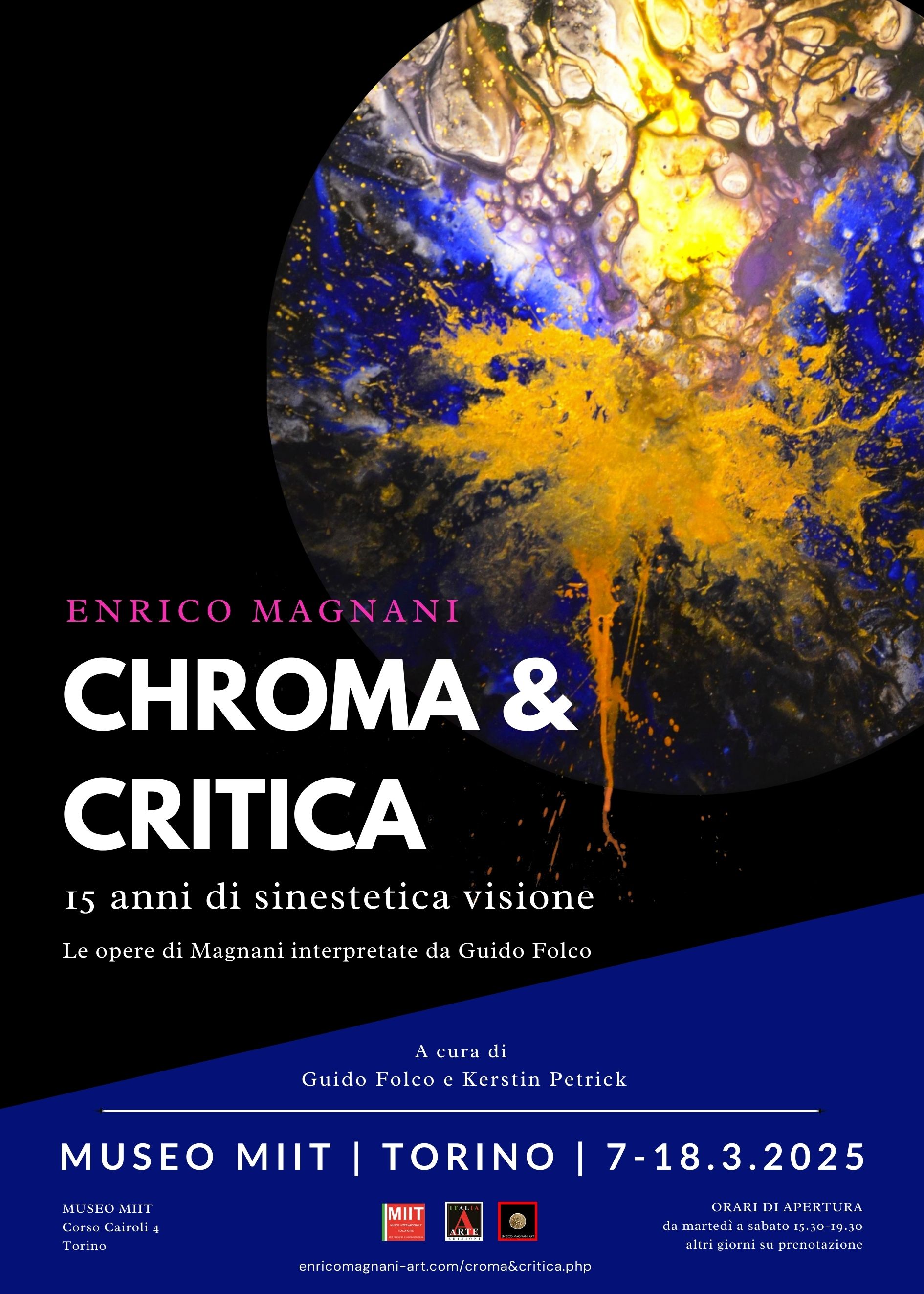 Enrico, Magnani, chroma, critica, torino, museo, MIIT, 2025, Guido, folco, kersti, petrick