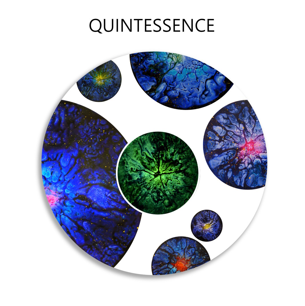 Enrico Magnani, contemporary painter, Quintessence, Laboratori Nazionali Gran Sasso